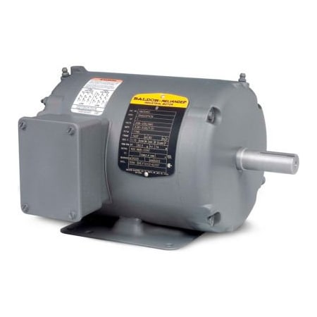 Baldor-Reliance Baldor-Reliance General Purpose Motor, 230/460 V, 0.25 HP, 1140 RPM, 3 PH, 48, TENV NM3455